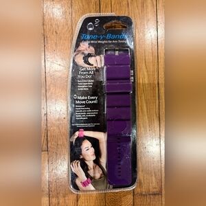 Purple Tone-y-Bands Wrist Weights